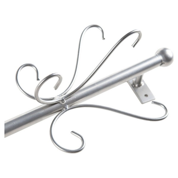 Powder Coated Metal Tree Coat Rack with 10 Hooks in 2 Finishes