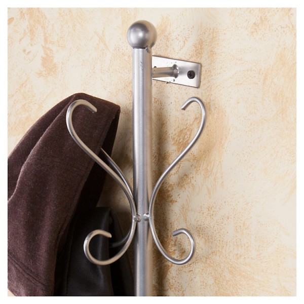Powder Coated Metal Tree Coat Rack with 10 Hooks in 2 Finishes