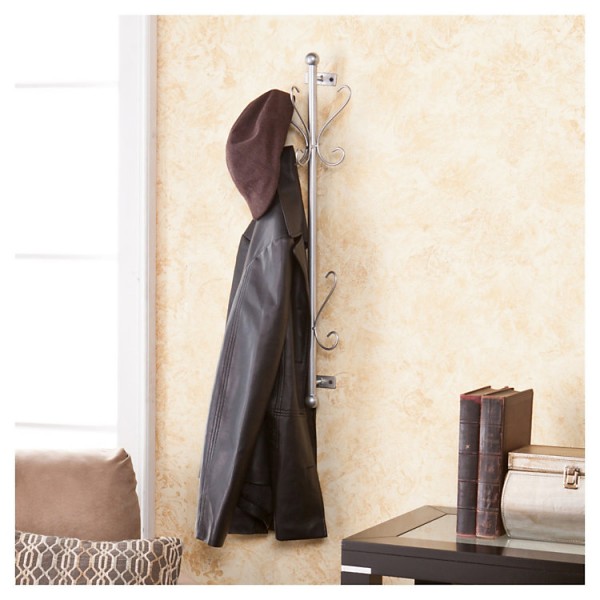 Powder Coated Metal Tree Coat Rack with 10 Hooks in 2 Finishes