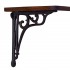 Whorl Cast Iron Shelf Bracket
